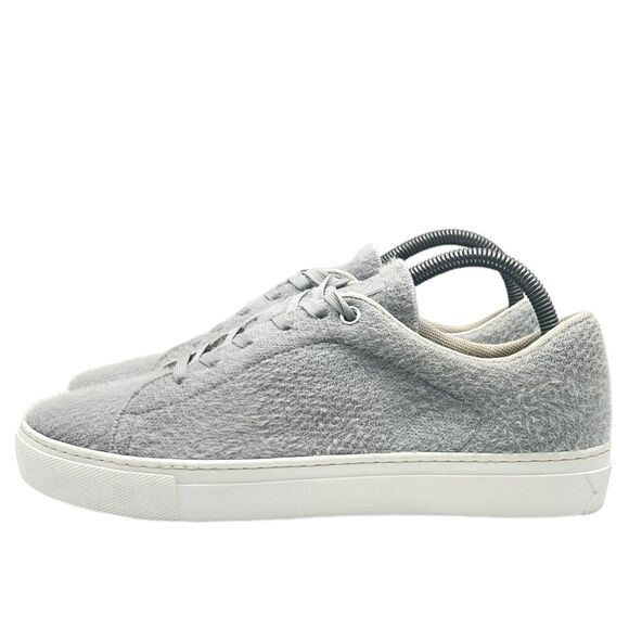 Greats Shoes Women Size 8.5 Brooklyn Royale Cashmere Knit Sneakers Blue Gray - Picture 3 of 7